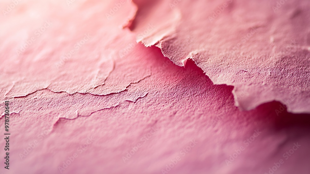 Poster pink paper texture : generative ai