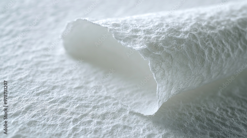 Poster fluffy paper texture : generative ai