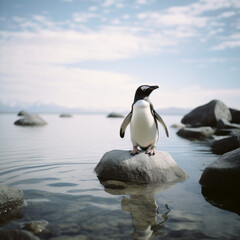 Fototapeta premium Adelie Penguin