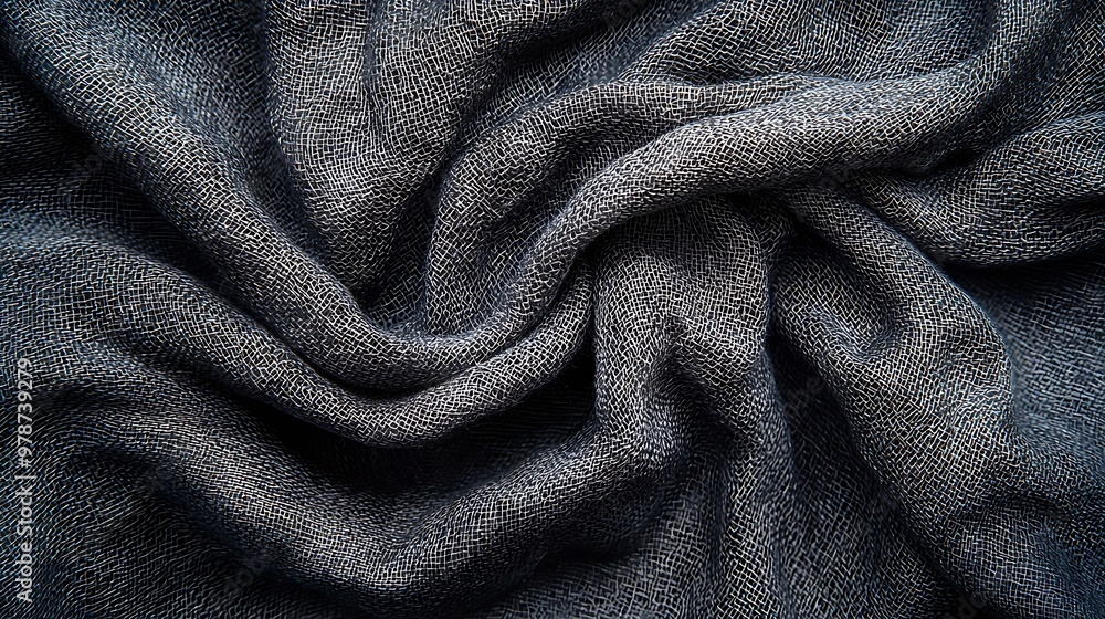 Poster rough gray fabric texture : generative ai