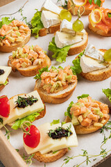 catering appetizers in the box, take away