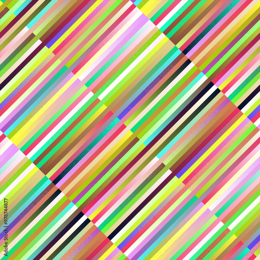 Poster geometrical seamless gradient rectangle pattern background - abstract vector graphic design