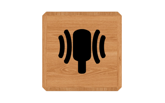 wooden icon