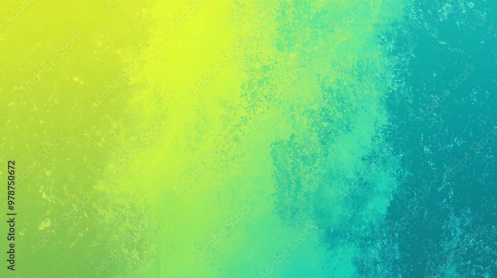 Poster vibrant abstract background with dynamic splashes of yellow and teal, perfect for creative projects 
