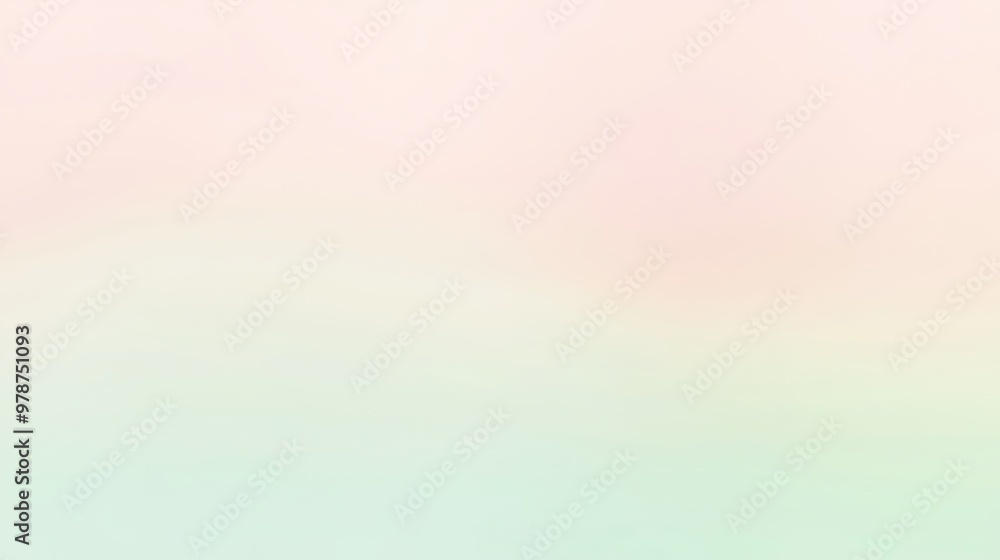 Poster soft pastel colors blend harmoniously, creating a serene and calming background perfect for various 
