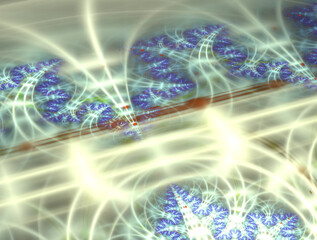 Imaginatory fractal abstract background Image