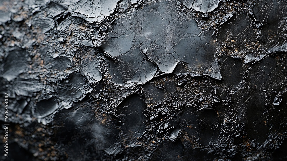 Poster black dusty and scratchy surface background : generative ai