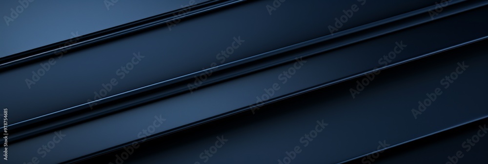 Poster smooth blue paneling with parallel lines highlighting modern architectural design elements