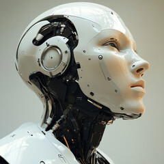 Fototapeta premium artificial intelligence men