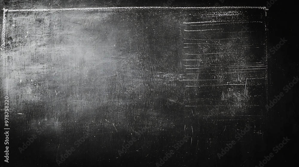 Poster chalkboard surface texture : generative ai