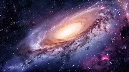 Big Bang colorful space galaxy fog cloud nebula. Universe science astronomy and stary night cosmos mockup background. Supernova concept wallpaper