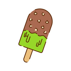 Matcha Popsicles Icon