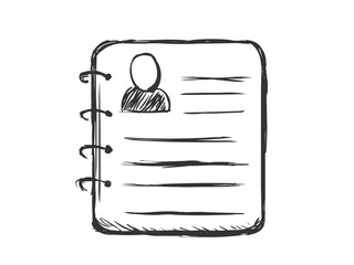 Hand-drawn Sketch of a Personal Organizer