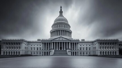 The United States Capitol Building in Washington, DC, stands as a symbol of American democracy. 