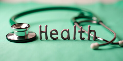 Stethoscope and health concept