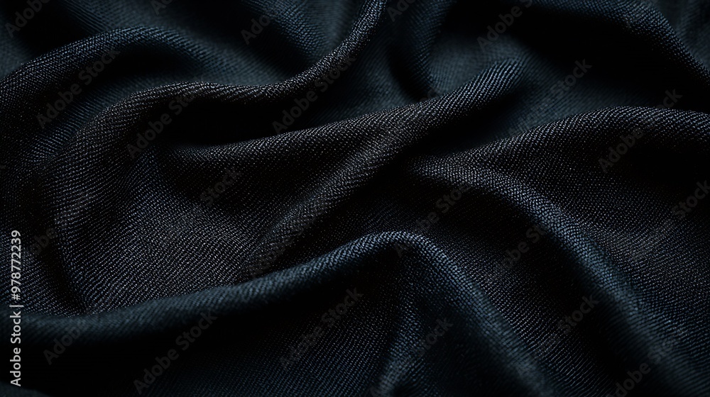 Poster dark strong fabric texture : generative ai