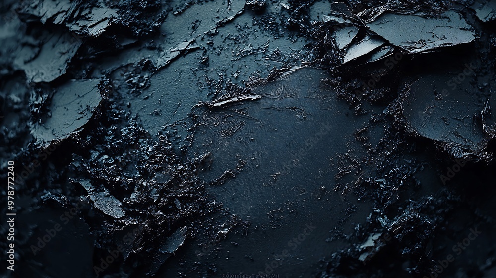 Poster dusty scratchy black texture : generative ai