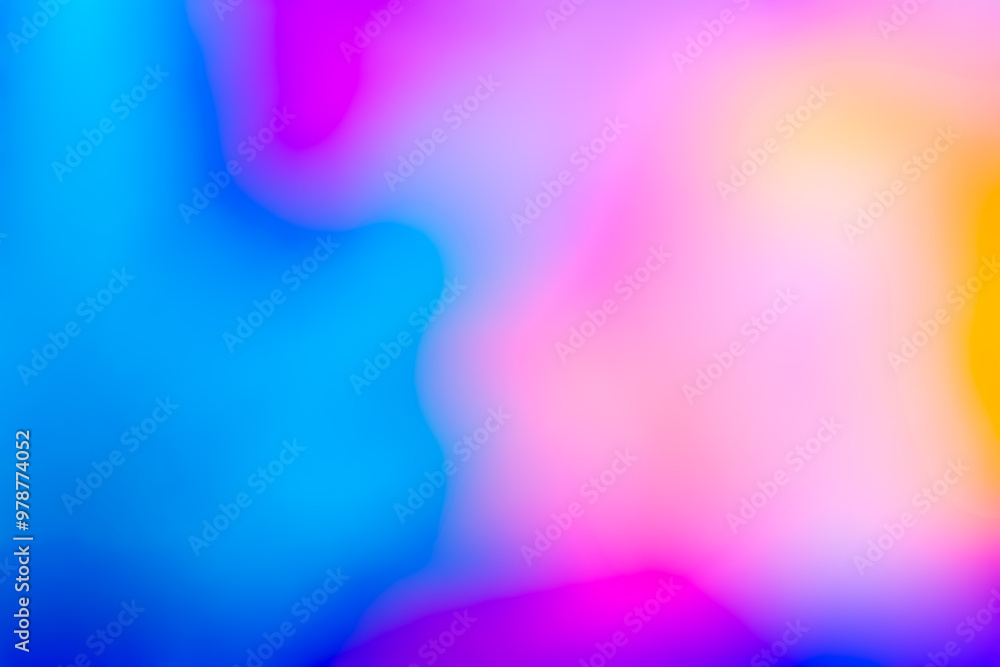 Poster abstract a soft and bright colorful gradient background