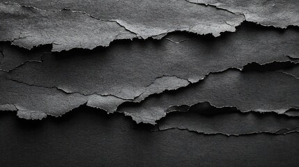 Obraz premium Dark Gray Paper Background Texture : Generative AI