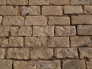 Obraz premium Typical, traditional stone wall in Portugal