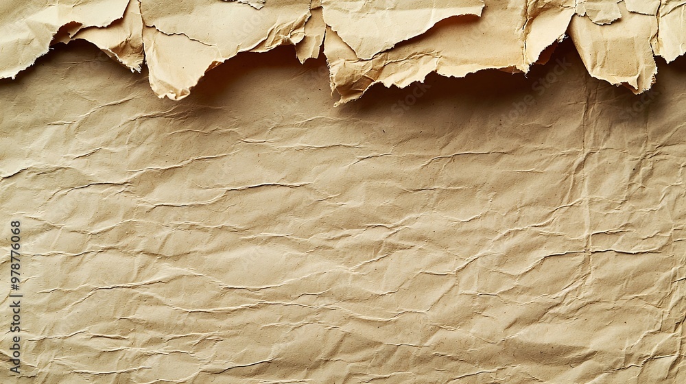 Poster recycle paper texture : generative ai
