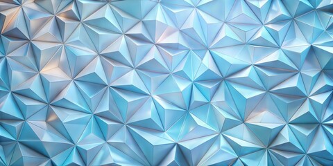 A dynamic blue pattern with geometric shapes creates an intriguing visual effect