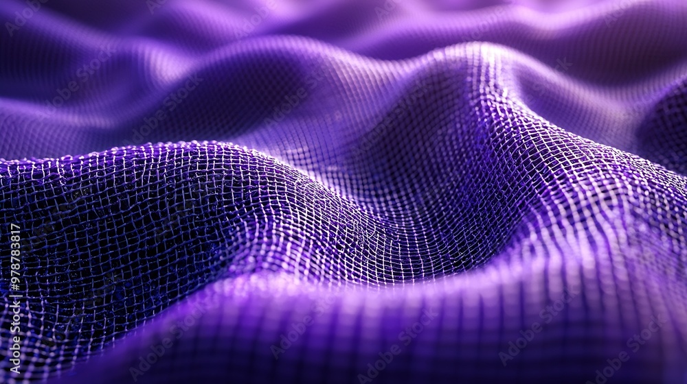 Poster purple material texture : generative ai