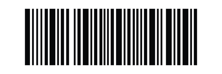 Realistic barcode. Barcode icon. black barcode icon. vector illustration eps 10.
