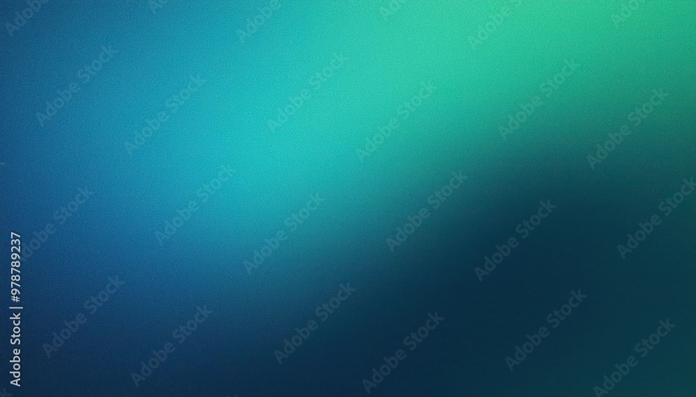 Poster abstract gradient texture with smooth transition of blues, greens, and teal hues in a subtle diagona