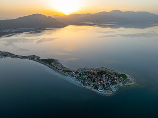 Lake Egirdir of Turkey is situated in the Isparta province. It is also known as the 'seven colored lake' due to its daily and seasonal differentiations in its