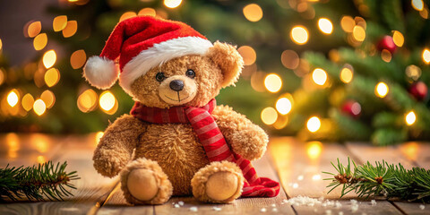 Christmas teddy bear