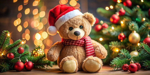 Christmas teddy bear
