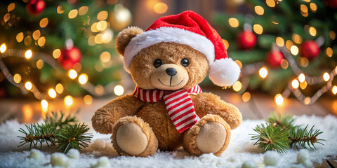 Christmas teddy bear