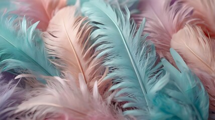 Fototapeta premium feathers of a peacock