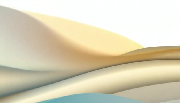 Tranquil Harmony: A Smooth, Calming Abstract Wallpaper with Soft Gradients and Gentle Curves