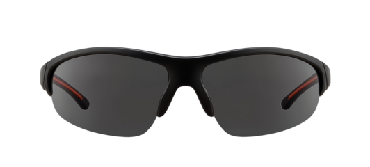 Photo of sports glasses, can also be used as sun glasses, these glasses are usually worn by cyclists. This photo has a white background