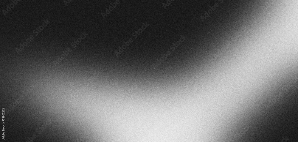Aufkleber abstract background with grainy texture and a diagonal light beam transitioning from black to white