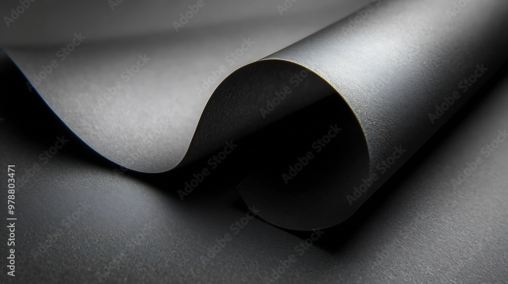 Aufkleber black paper texture with vignette : generative ai