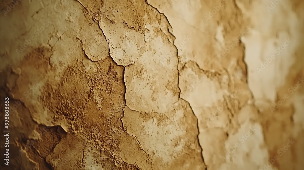 Poster old dirty wall background : generative ai