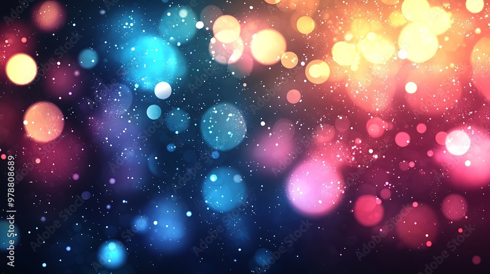 Aufkleber Abstract Vector Graphics : Generative AI