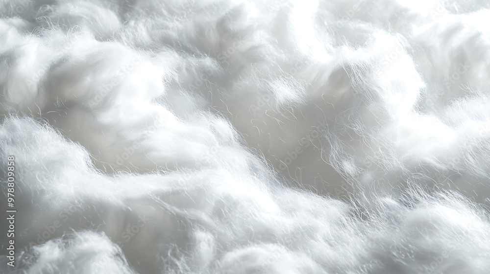 Poster soft cotton wool background or texture : generative ai