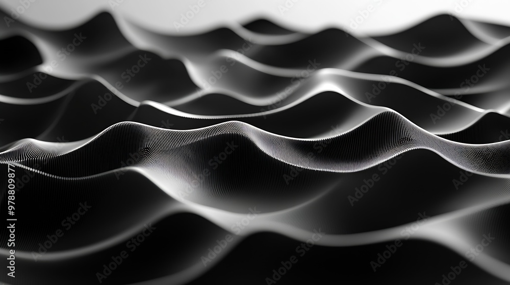 Poster abstract monochrome background : generative ai
