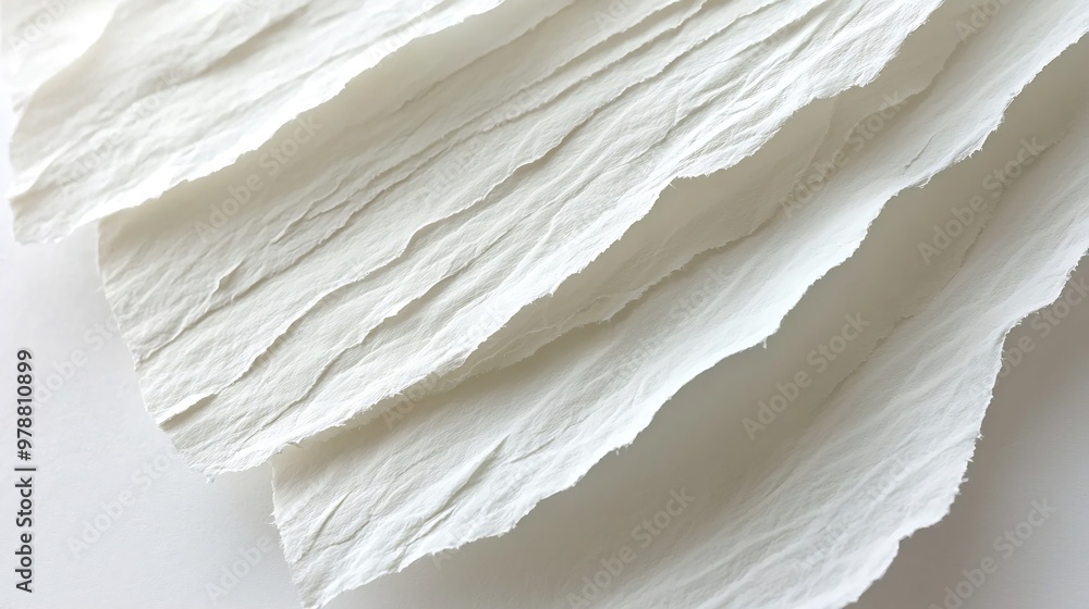 Aufkleber grooved paper texture : generative ai