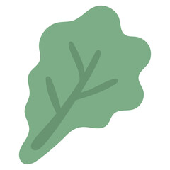 Fototapeta premium シンプルなほうれん草イラスト⭐︎PNG