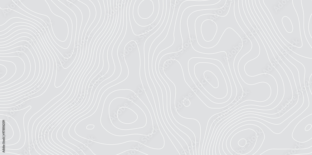 Poster abstract design with seamless pattern with lines topographic map. geographic mountain relief. the gr