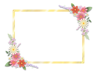 花のフレーム　K-1