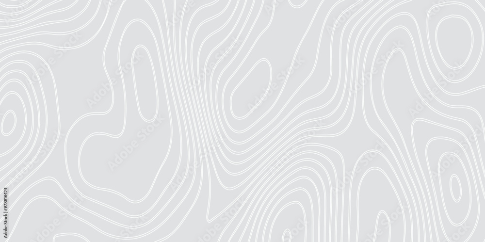 Aufkleber abstract design with seamless pattern with lines topographic map. geographic mountain relief. the gr