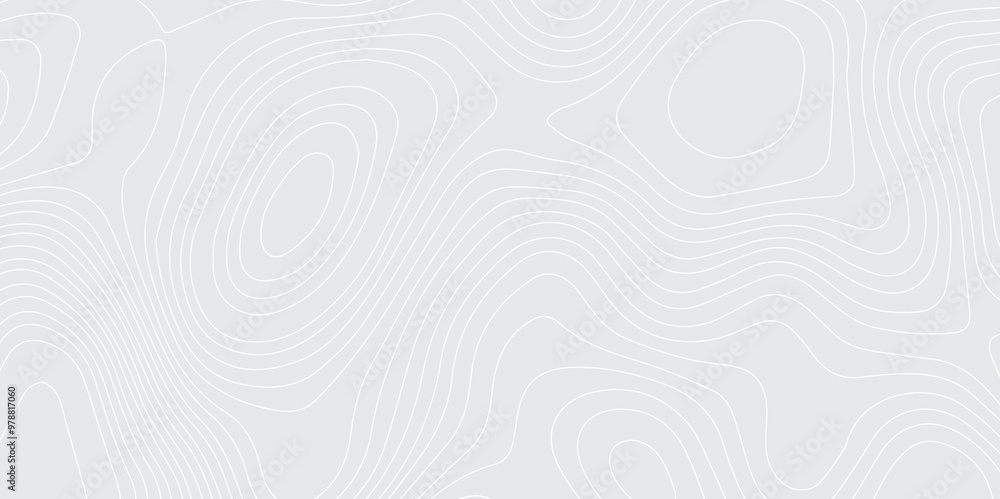 Aufkleber abstract design with seamless pattern with lines topographic map. geographic mountain relief. the gr