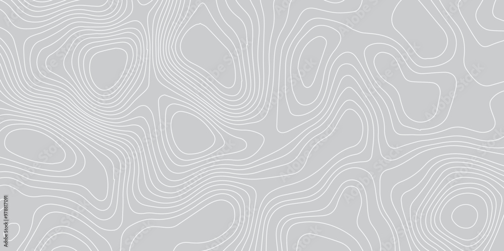Poster abstract design with seamless pattern with lines topographic map. geographic mountain relief. the gr