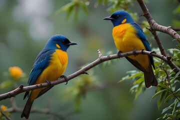 Fototapeta premium pair of birds